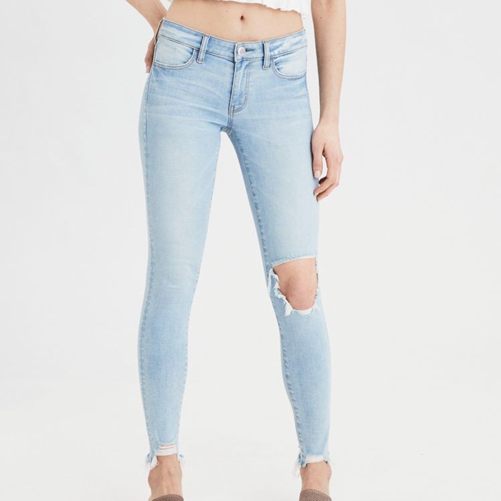 AEO light blue jeggings. Size 10 regular